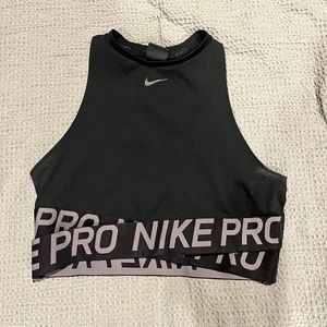 Nike cropped running shirt